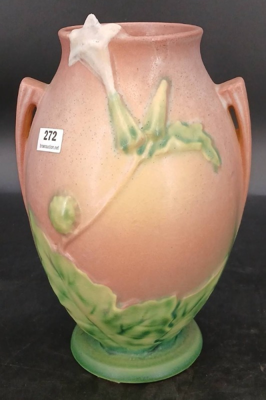 Roseville Pottery Thornapple 818-8" Vase