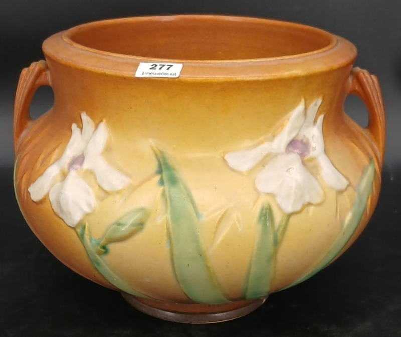 Roseville Pottery Iris Jardiniere