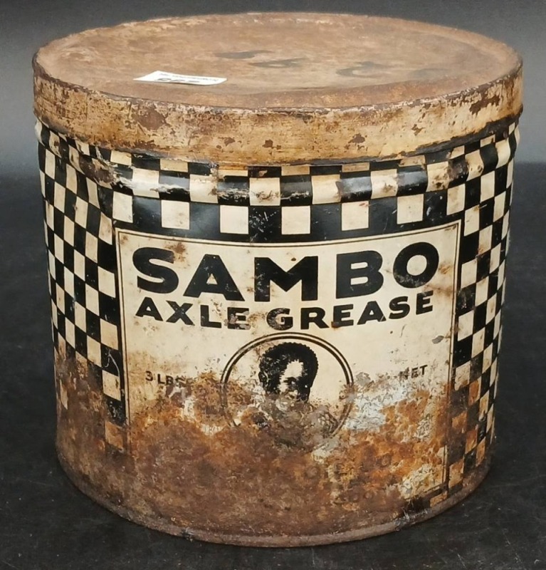 Sambo Axle Grease Metal Tin Can