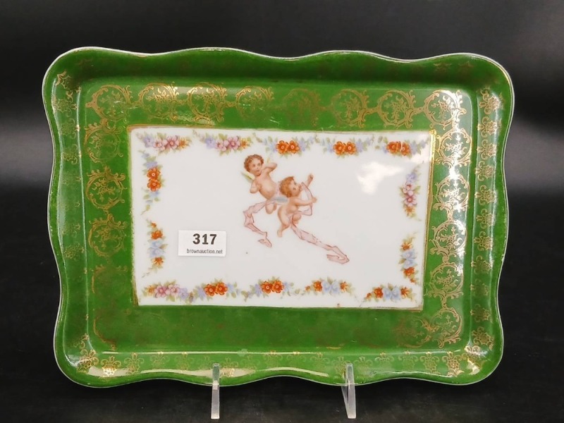 Victoria Carlsbad Austria Rectangular Porcelain Tray