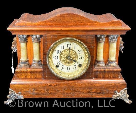 Seth Thomas double column Adamantine Shelf Clock