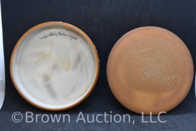 Fenton Art Glass 6.5" round dia. x 1.5"h cov. box - 4