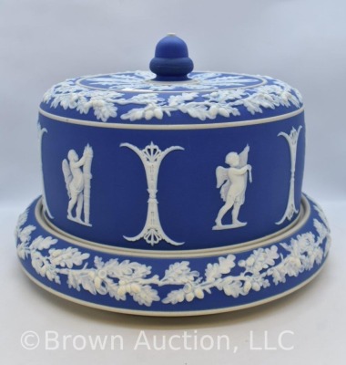 Wedgewood Jasperware cheese keeper or serving dome, blue - 2