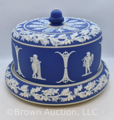 Wedgewood Jasperware cheese keeper or serving dome, blue - 4