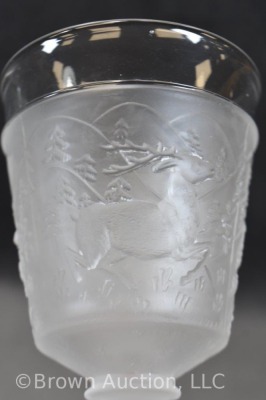 EAPG Westward Ho cov. compote and (12) goblets - 15