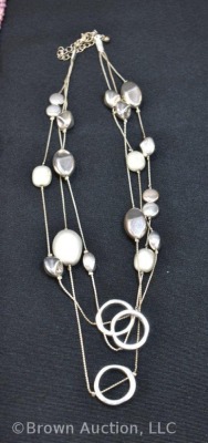 Assortment of costume jewelry - necklaces and bracelets - 2