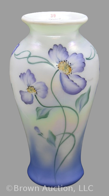 HP Fenton Art Glass 9.5" vase
