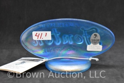 Fenton dealer sign, blue - 3