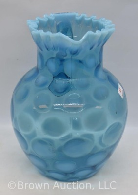 Northwood blue opalescent 8.5" water pitcher - 5