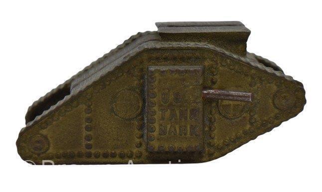 Cast Iron "US Tank Bank"