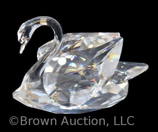 Swarovski Silver Crystal #7159 large Swan, mib