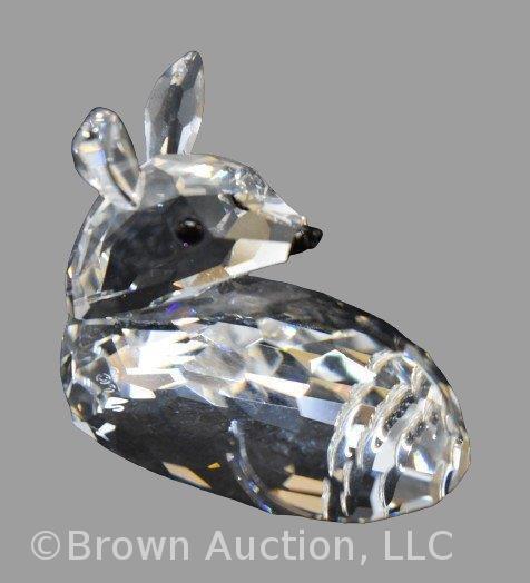 Swarovski Silver Crystal #7608 Woodland Friends - Roe Deer Fawn, mib