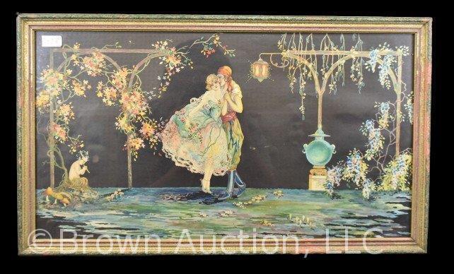 1920's Art Deco print by Marygold Tsanya titled Love Triumphant