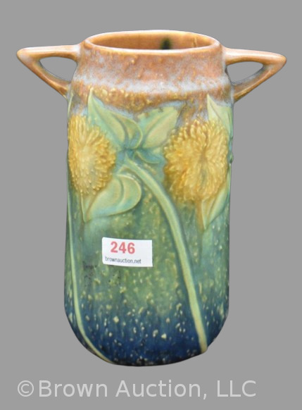 Roseville Sunflower 485-6" vase