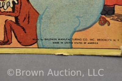 "Animal Bingo" No. 225 by Baldwin Mfg., 1950's tin litho, - 3