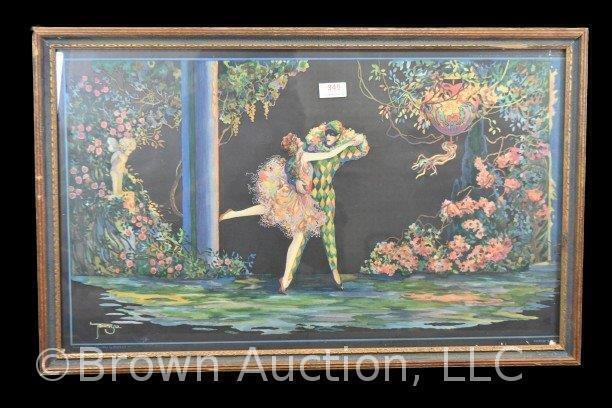 1920's Art Deco prints by Marygold Tsanya - Cupid's Bower