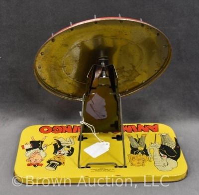 "Animal Bingo" No. 225 by Baldwin Mfg., 1950's tin litho, - 10