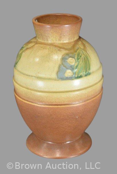 Roseville Futura 428-8" "Egg with Leaves" vase