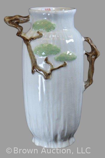 Roseville Ming Tree 583-10" vase, white