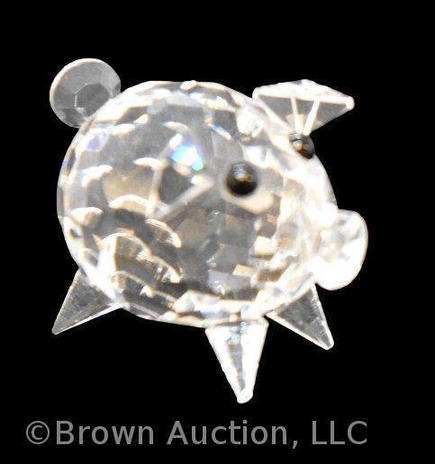 Swarovski Silver Crystal #7638 Pig, mib