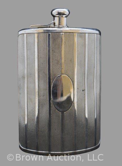 Mrkd. Germany silver flask