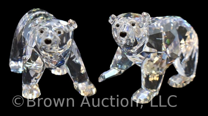 Swarovski Silver Crystal #1079156 Polar Bear Cubs