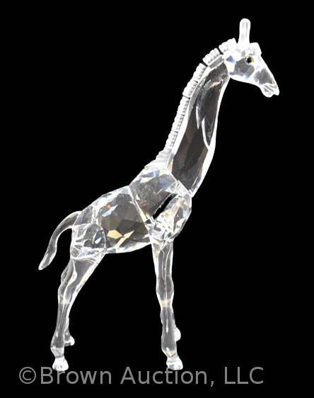 Swarovski Silver Crystal #7603 Baby Giraffe, mib