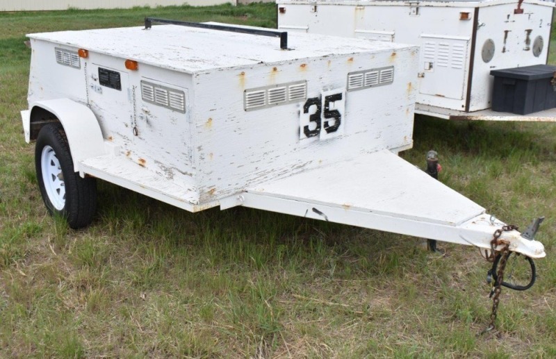 Wooden Dog Trailer