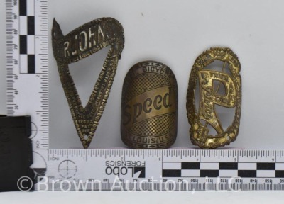 (3) Vintage bicycle head badges - 6