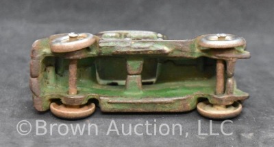 A.C. Williams Cast Iron green car, 3.5"l - 6