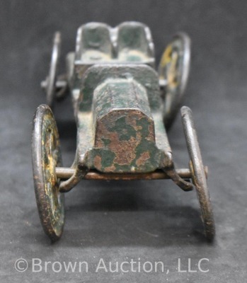 Cast Iron buggy car, green - 3