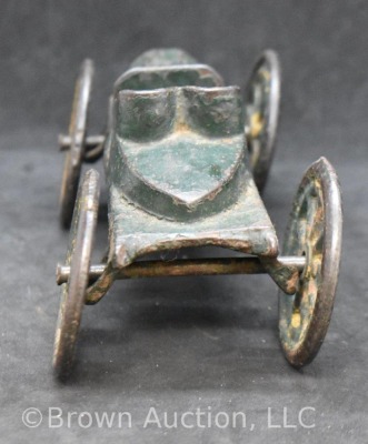 Cast Iron buggy car, green - 5