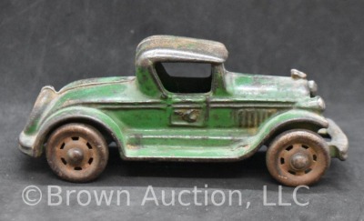 A.C. Williams Cast Iron "Coupe" green car - 2