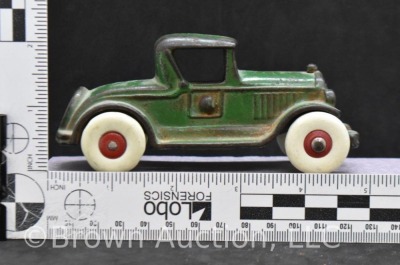 A.C. Williams Cast Iron "Coupe" green car - 10