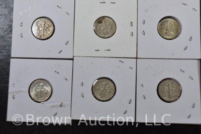 (10) Silver Roosevelt dimes - 8