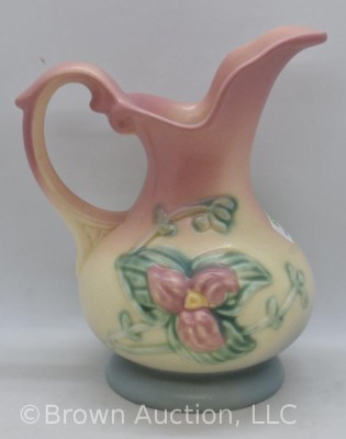 Hull Wildflower W-2-5.5" pitcher, pink/ blue