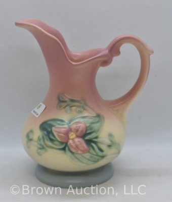 Hull Wildflower W-2-5.5" pitcher, pink/ blue - 3