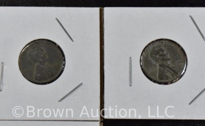 (10) 1943 Lincoln Wheat steel pennies - 5