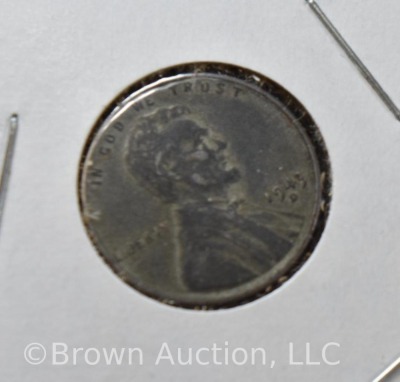 (10) 1943 Lincoln Wheat steel pennies - 6