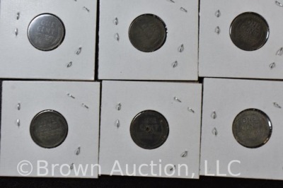 (10) 1943 Lincoln Wheat steel pennies - 11