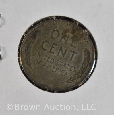 (10) 1943 Lincoln Wheat steel pennies - 13