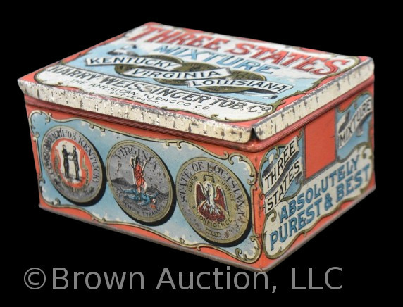 Three State Mixture tobacco tin