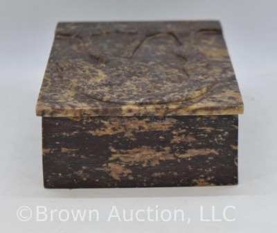 Embossed slate/marble box - 3