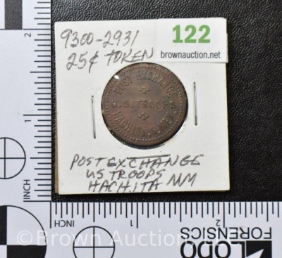 U.S. Troops Post Exchange 25 cent Trade Token - 5