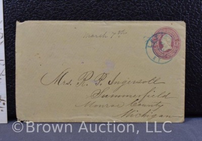 Pair of Civil War documents: Medical letter dated 1862 and an addressed envelope - 3