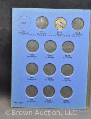 Incomplete Standing Liberty Quarters book - 13 total - 3