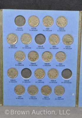 Incomplete Buffalo Nickel book - 46 in total - 4