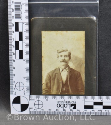 Vintage Photo of a man with a mustache, wearing a 3-piece suit - 3