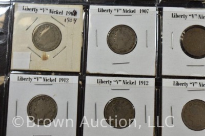 (20) assorted Liberty V nickels - 4