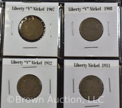 (20) assorted Liberty V nickels - 5